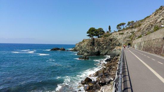 la Pista ciclopedonale Levanto Bonassola Framura