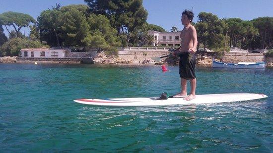 Paddling in Antibes